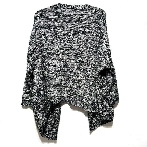 Knot Sisters Cardigan Sweater Mohair Dolman Black Knit Open Front Women sz M / L - Picture 9 of 9